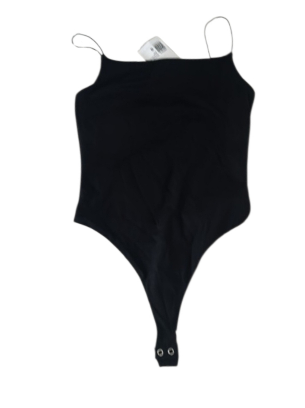 NWT Forever 21 Black Spaghetti-Strap Thong Bodysuit Size Small